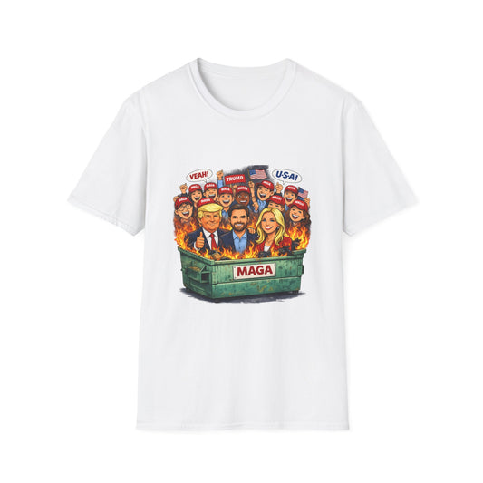MAGA Dumpster Fire Graphic T-shirt