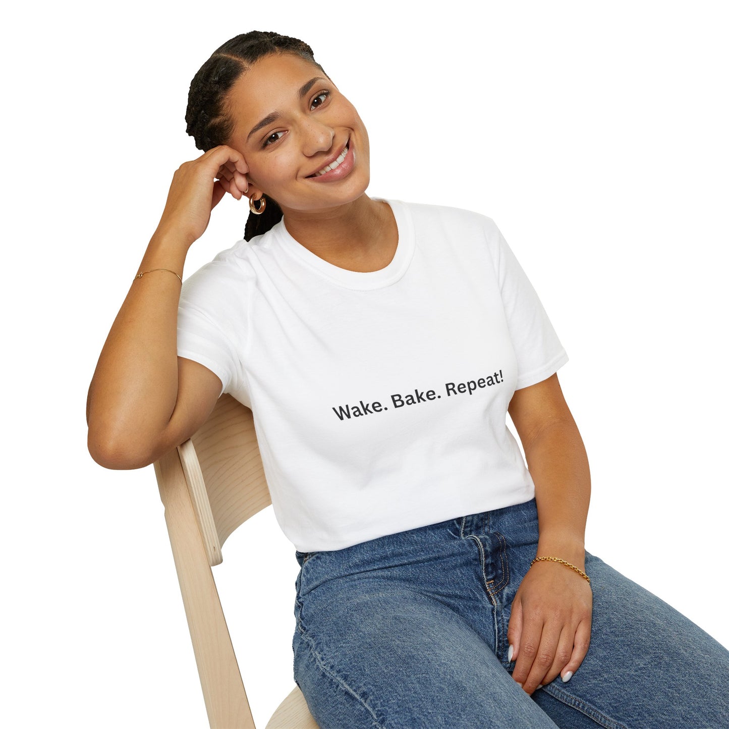 "Wake. Bake. Repeat!" T-Shirt