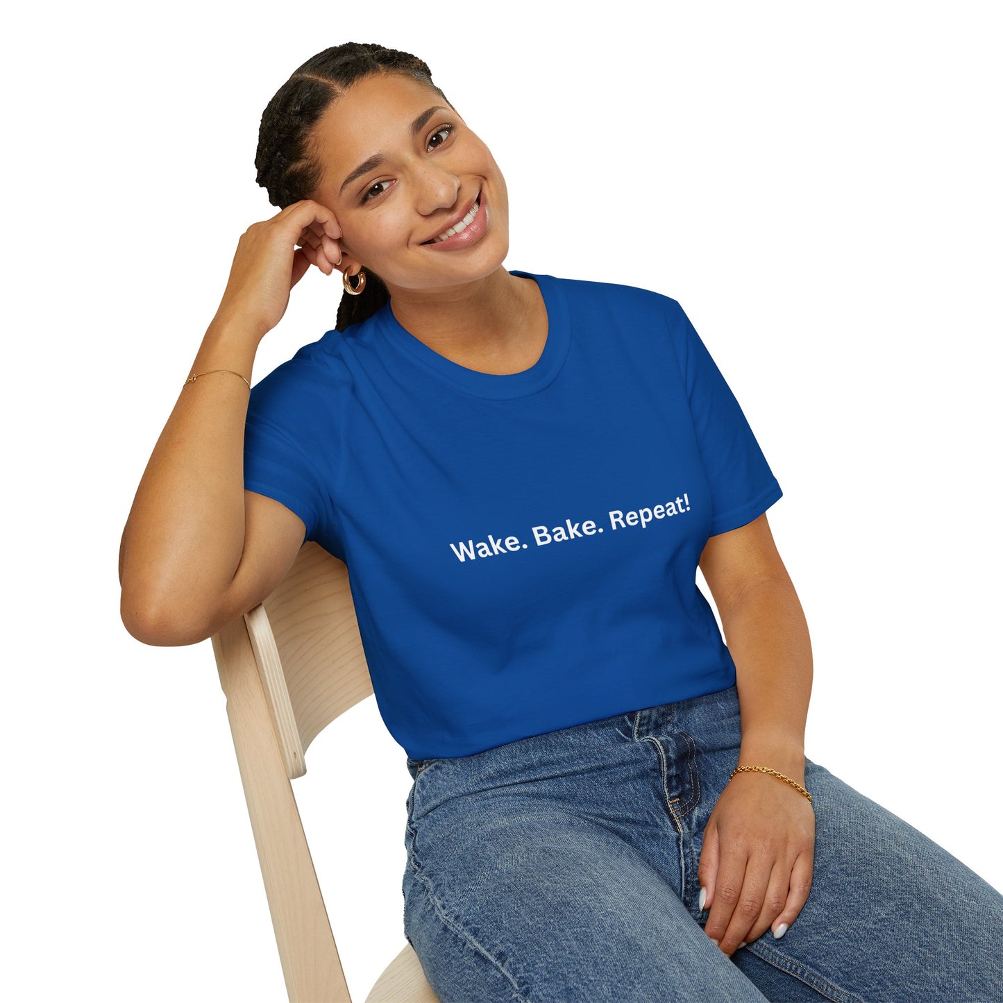 "Wake. Bake. Repeat!" T-Shirt