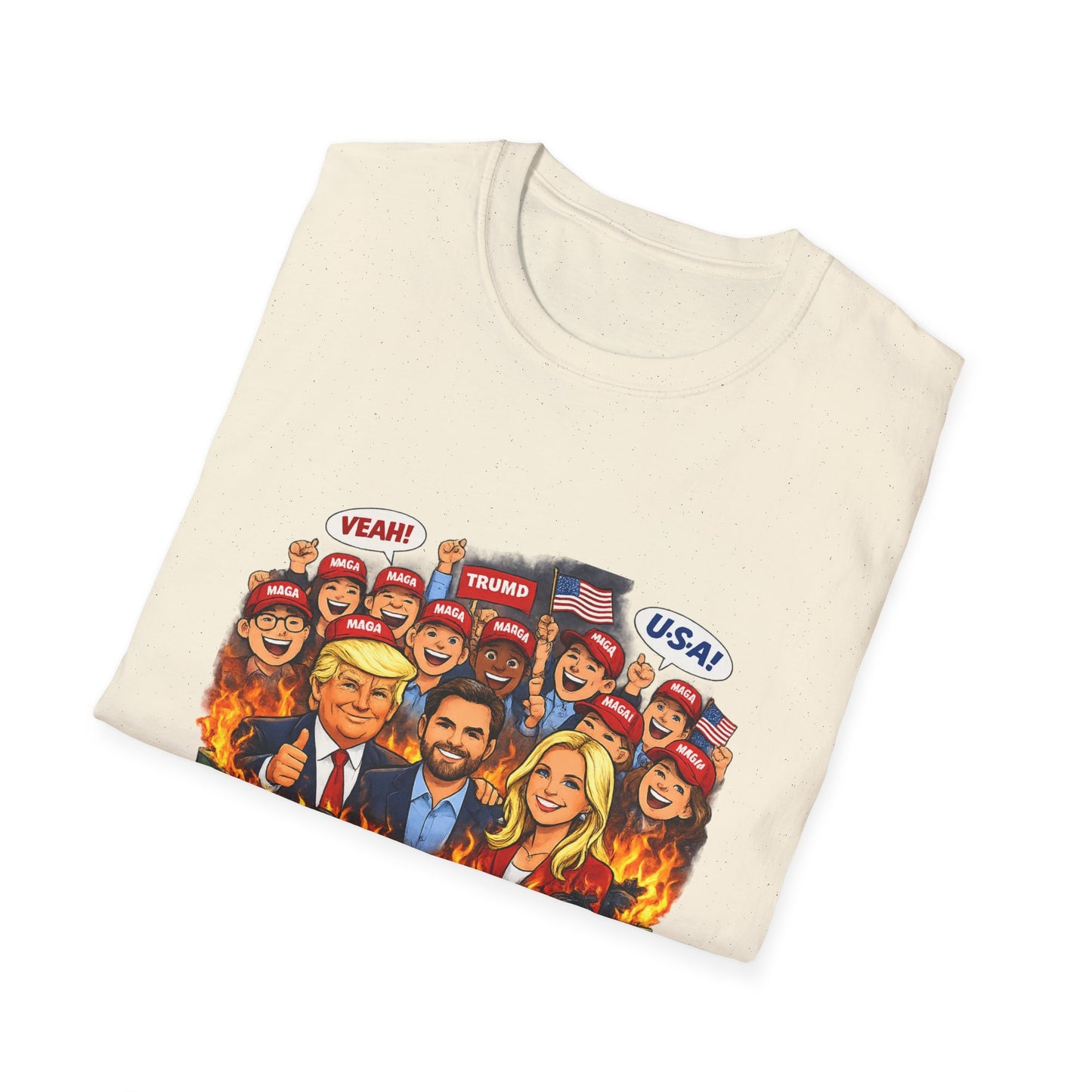MAGA Dumpster Fire Graphic T-shirt
