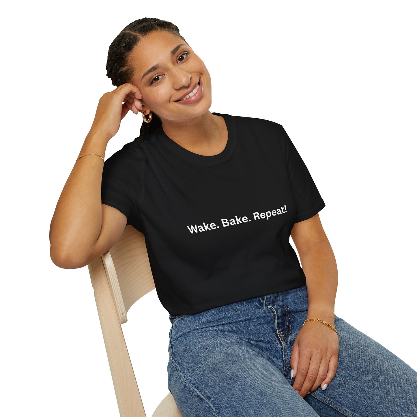 "Wake. Bake. Repeat!" T-Shirt