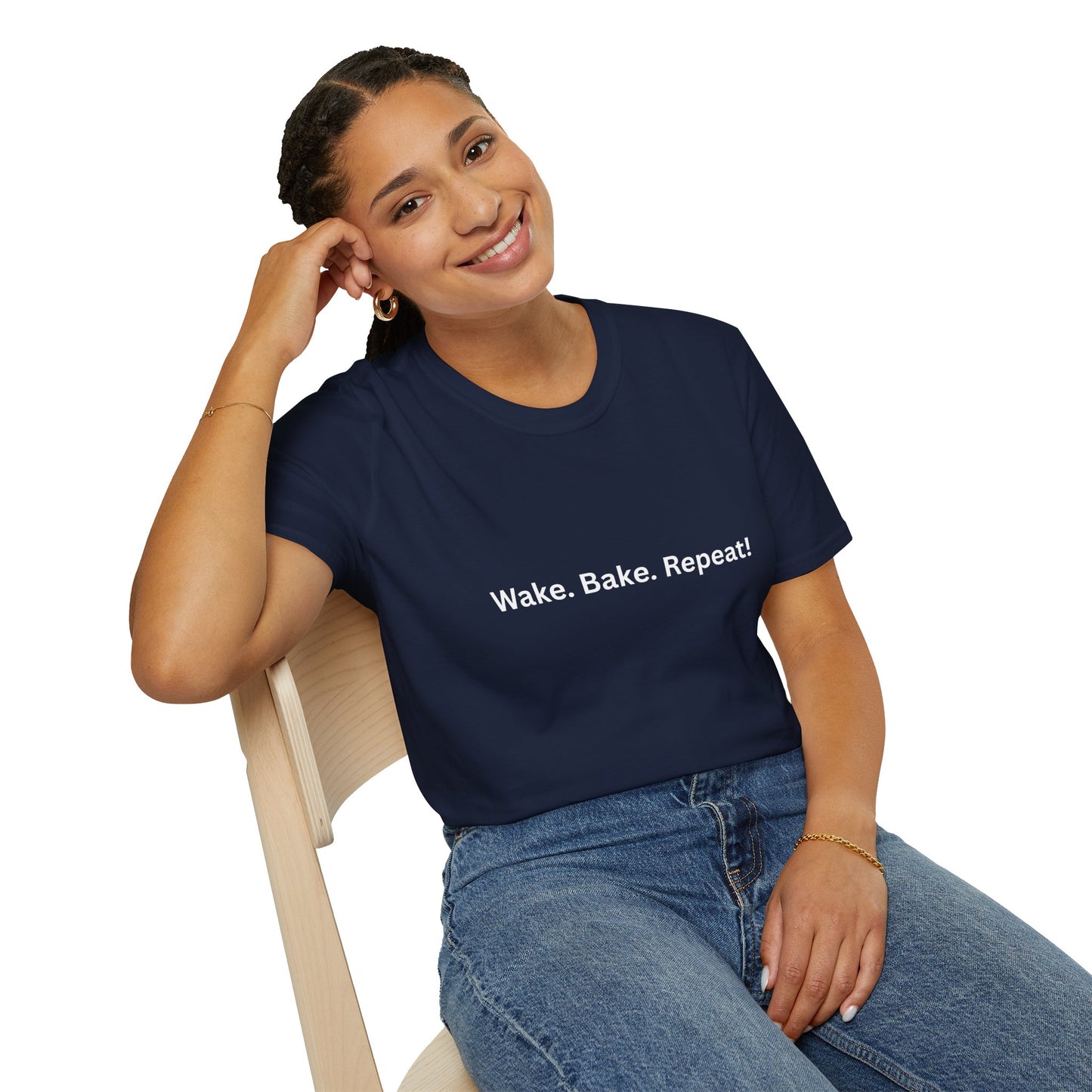 "Wake. Bake. Repeat!" T-Shirt