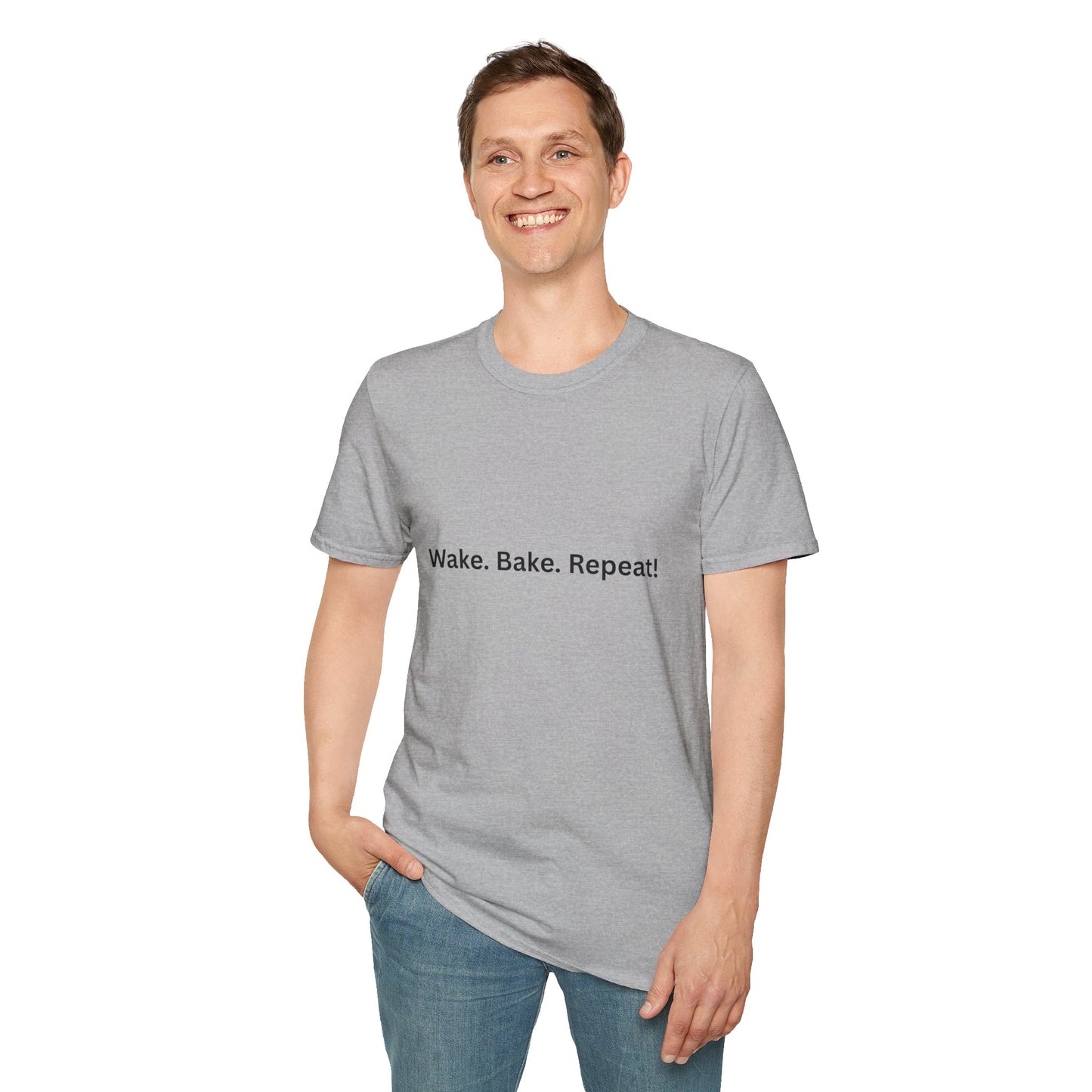 "Wake. Bake. Repeat!" T-Shirt