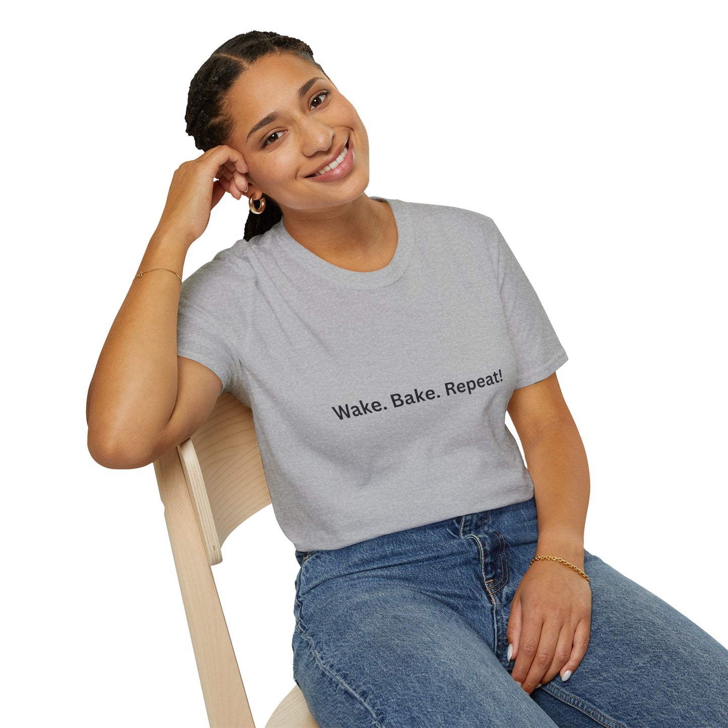 "Wake. Bake. Repeat!" T-Shirt