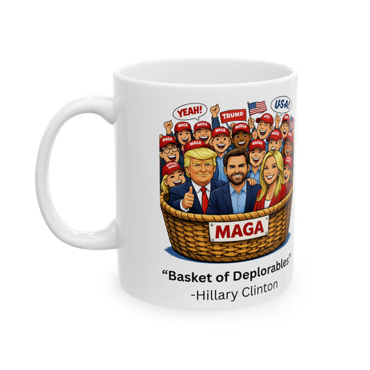 Basket of Deplorables Mug (11oz or 15oz)