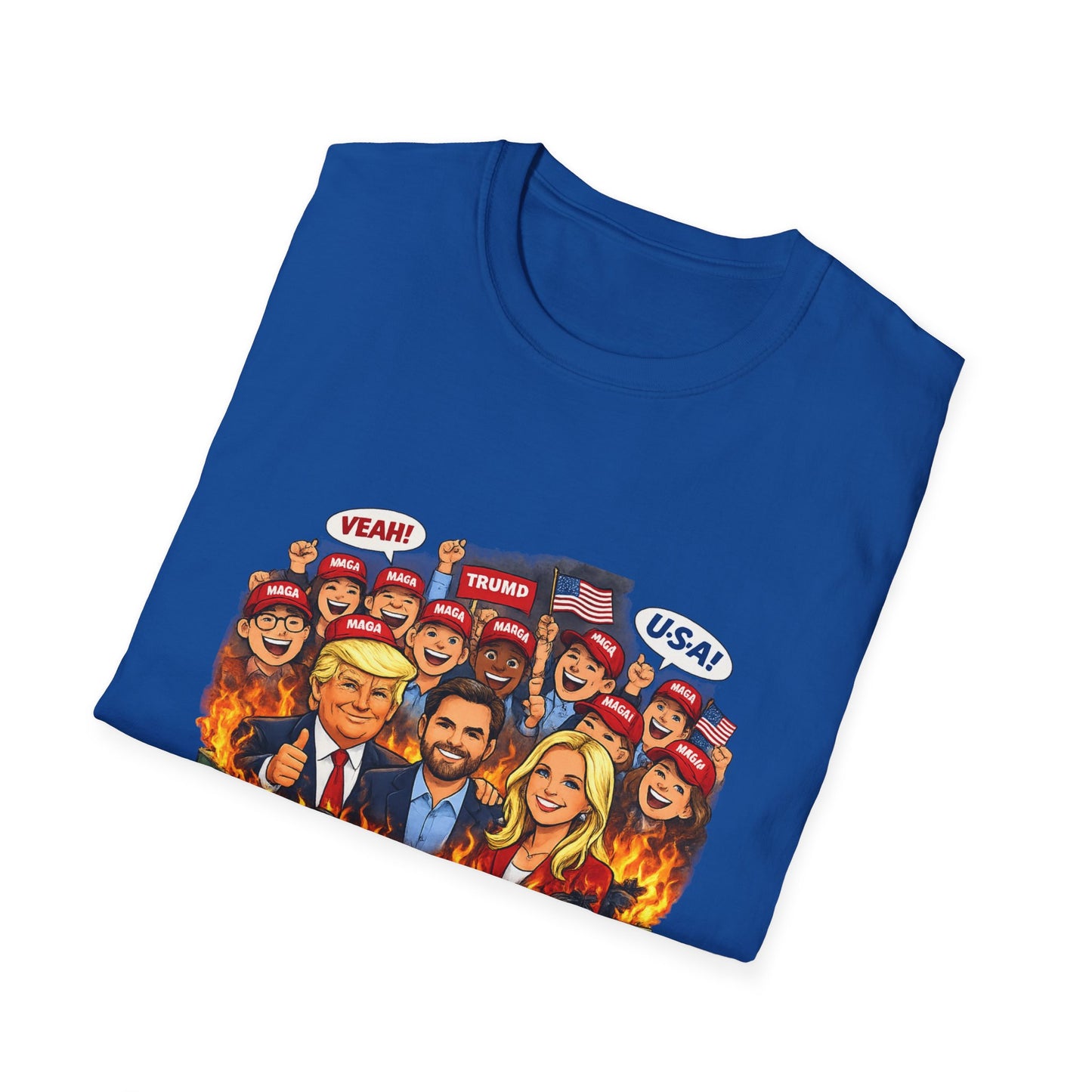 MAGA Dumpster Fire Graphic T-shirt