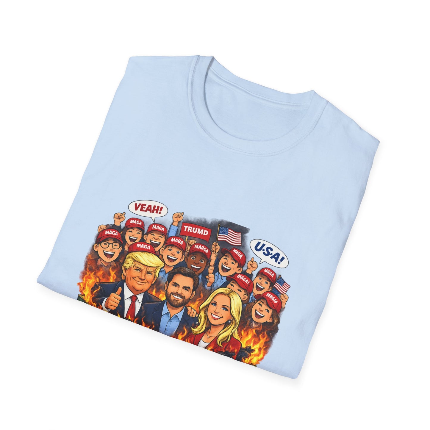MAGA Dumpster Fire Graphic T-shirt