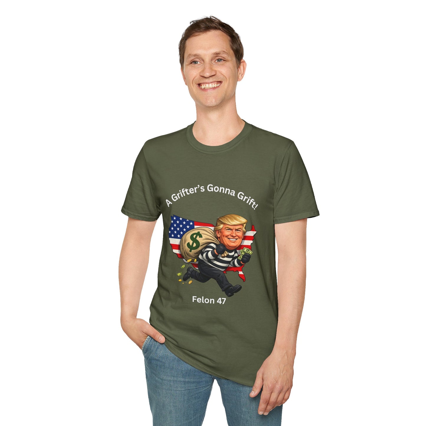 "A Grifter's Gonna Grift" Graphic T-shirt