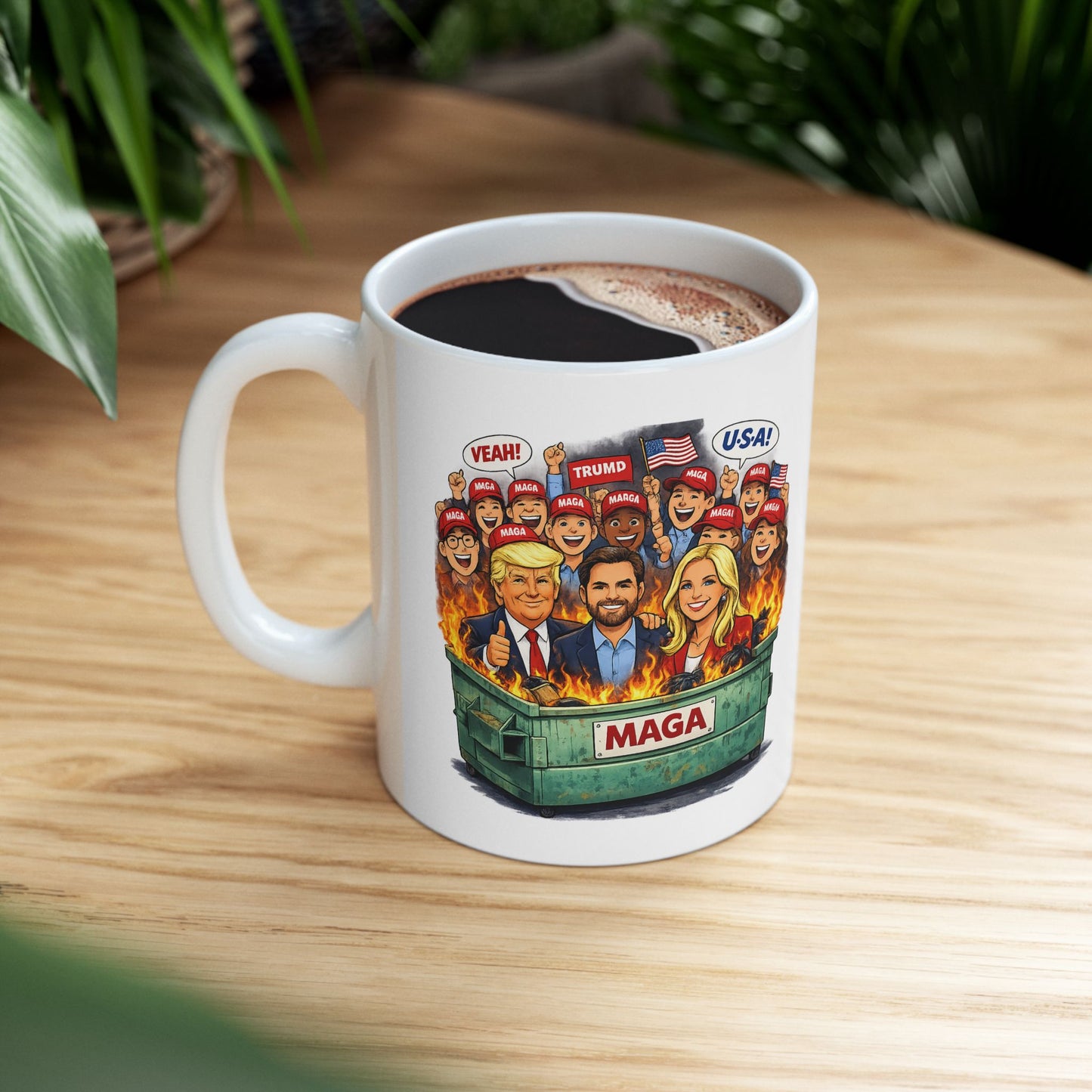 MAGA Dumpster Fire Coffee Mug (11oz or 15oz)