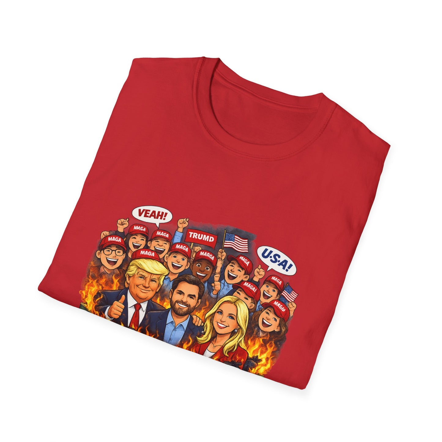 MAGA Dumpster Fire Graphic T-shirt