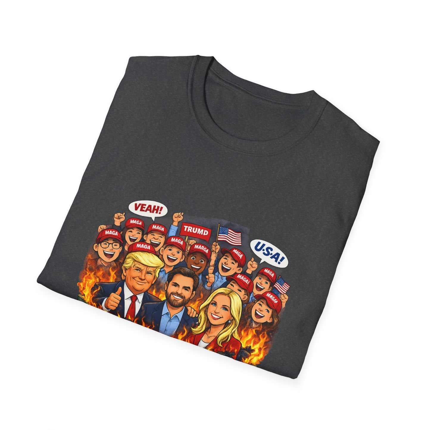 MAGA Dumpster Fire Graphic T-shirt